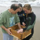 Marine Ecology Professor and students conduct research.