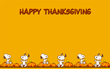snoopy thanksgiving image
